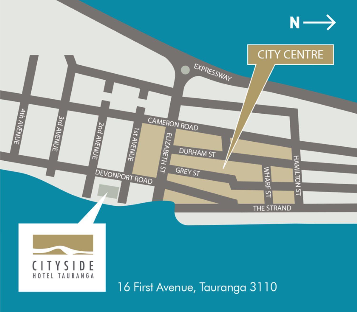 Cityside Hotel Tauranga Bagian luar foto